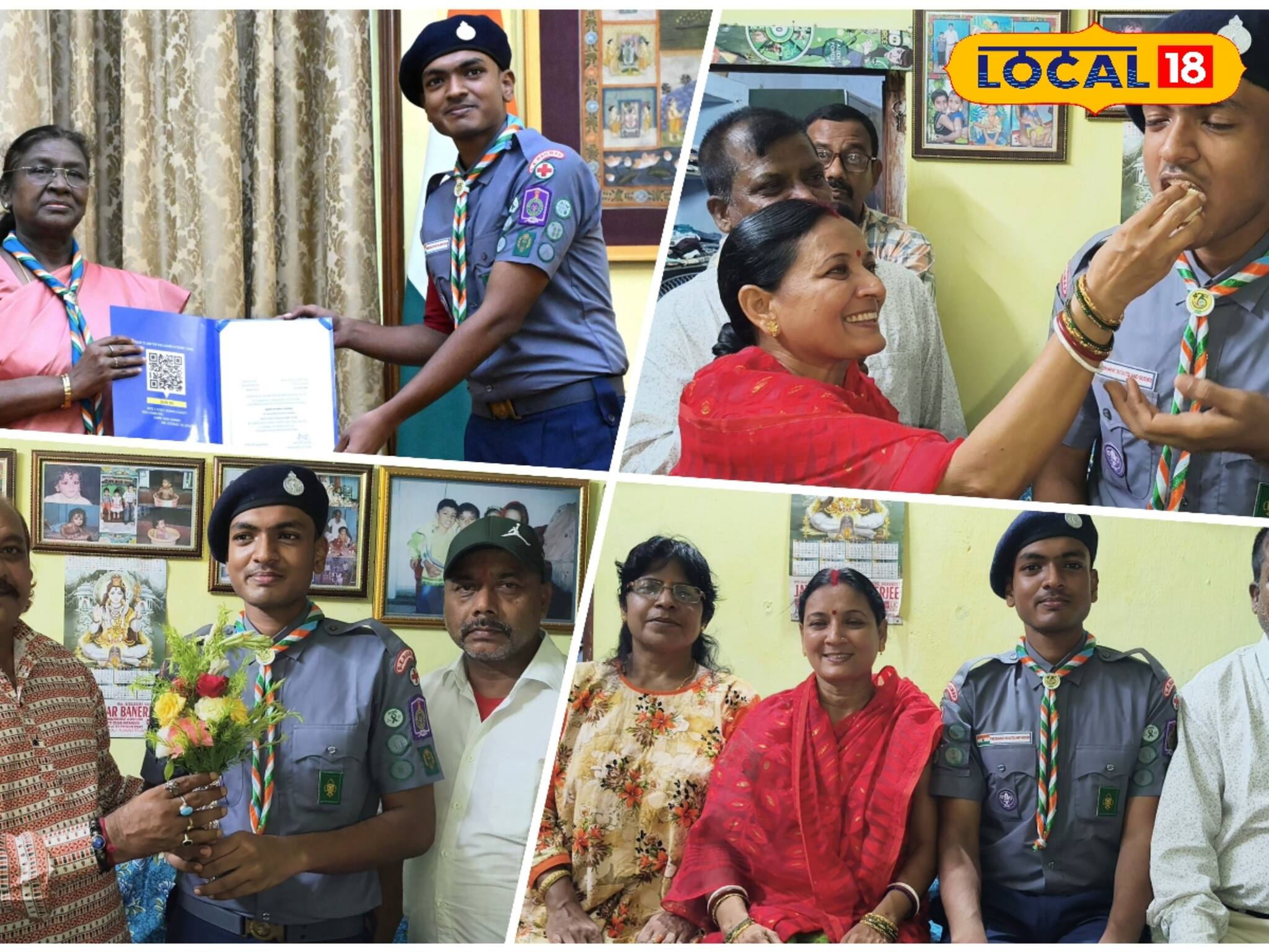 'ভারত স্কাউট'স অ্যান্ড গাইড'স -এর জগতে সাফল্য পুরুলিয়ার ছেলে অরুনের