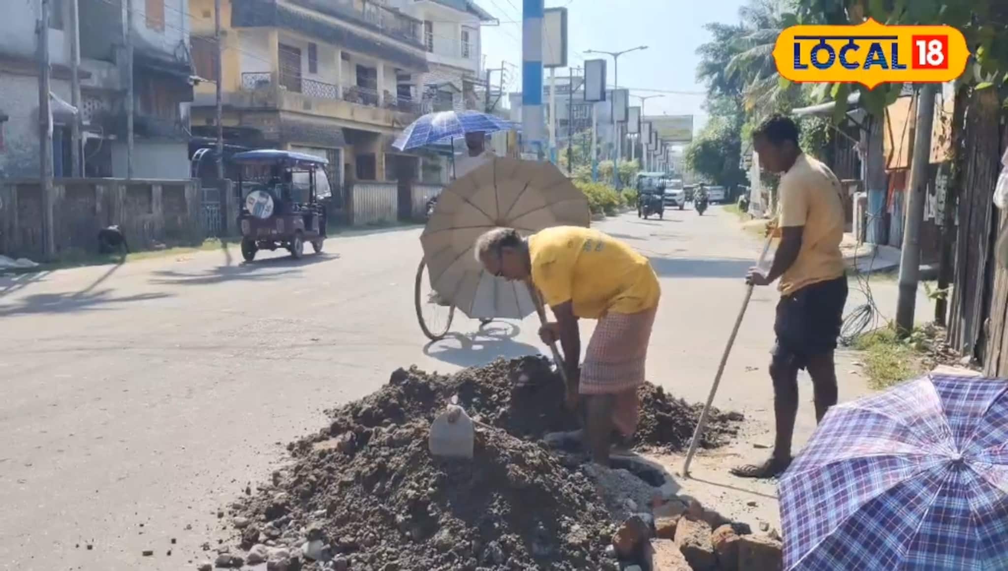 রাস্তায় উন্নয়ন না দুর্ভোগ? পরিকল্পনার অভাবেই বিপাকে শহরবাসী