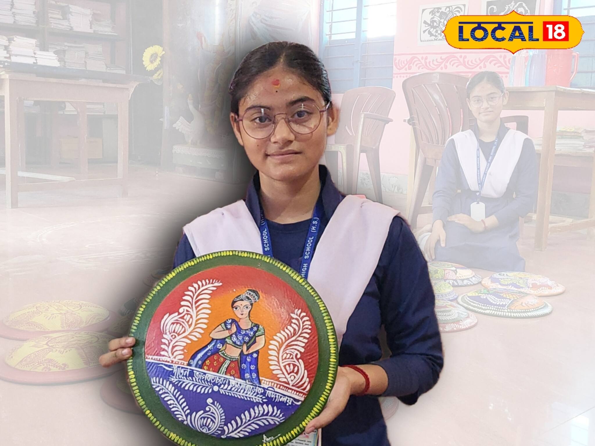তুলির টানেই মন ভোলায় সে... তার ভাবনা হতে পারে বহু-লোকের আয়ের দিশা
