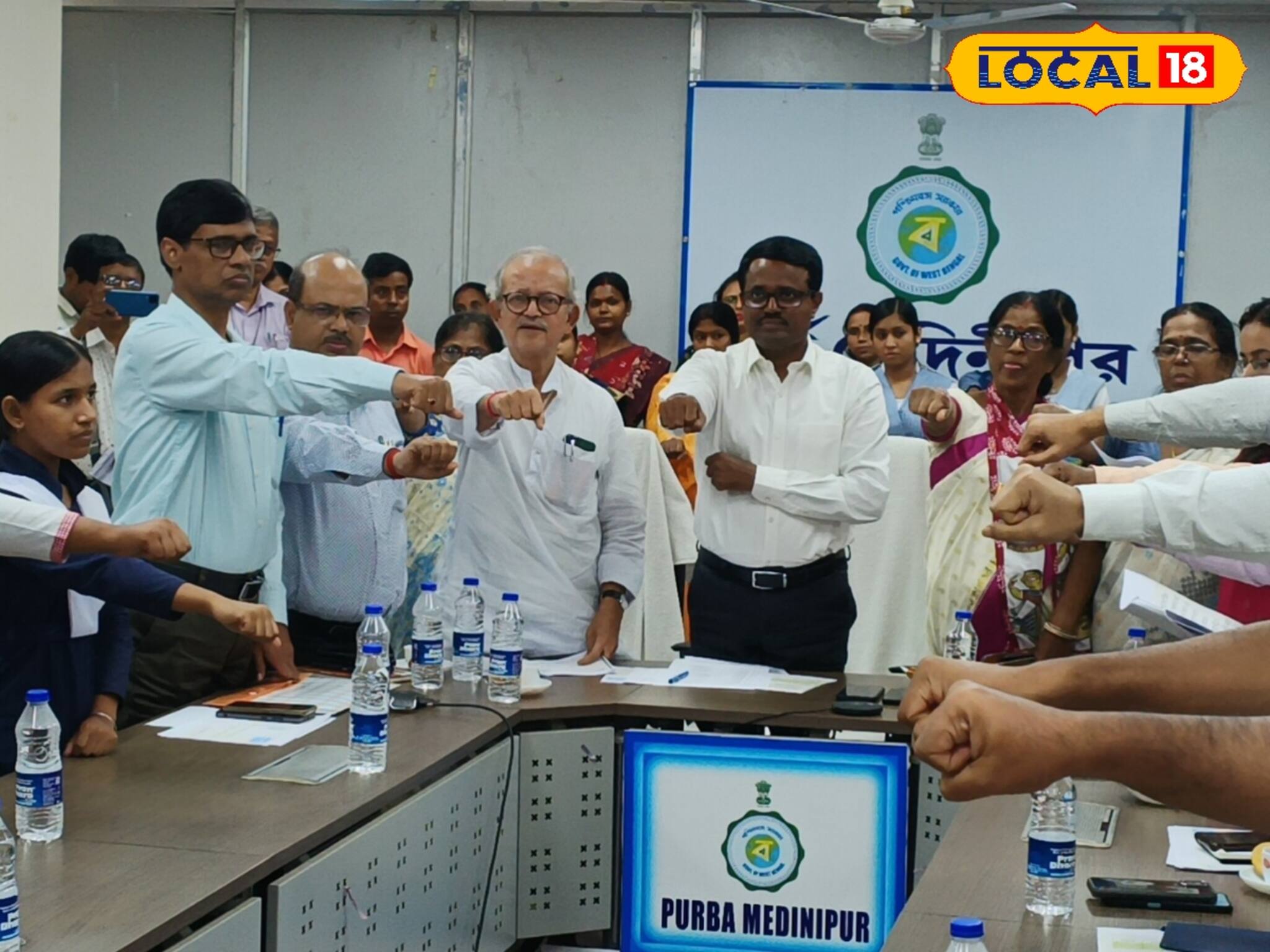 সামাজিক অবক্ষয় রোধে পাঠ করান হল শপথ বাক্য