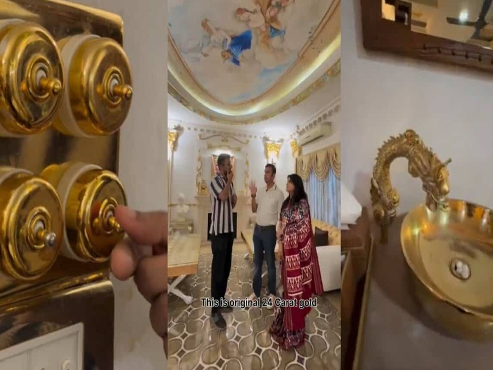 ভারতেই রয়েছে ‘সোনার বাড়ি’ ! সরকারি ঠিকাদারের বাড়ি যেন রাজপ্রাসাদ, ভিডিও ভাইরাল হতে ধেয়ে এল সমালোচনাও