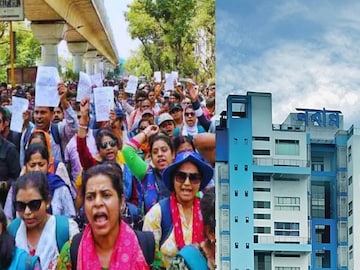 নবান্ন অভিযানে ‘যোগ্য’ শিক্ষকরা, হারানো চাকরি ফিরিয়ে দেওয়ার দাবিতে এবার নবান্নে চাকরিহারারা