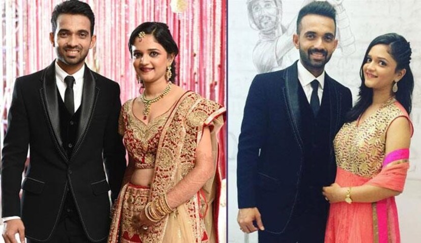 ২০১৪ সালে রাহানে-রাধিকার বিয়ে হয়। তাঁদের বিয়ের এক মজার গল্প রয়েছে। এক সাক্ষাৎকারে কেকেআরের অধিনায়ক জানান, তিনি নিজের বিয়ের জন্য পোশাক কেনার সময় পাননি। তাই বিয়ের দিন শার্ট জিন্স পরে হাজির হয়েছিলেন। যা দেখে রাধিকা এবং তাঁর পরিবারের সকলে অবাক হয়ে গিয়েছিলেন। আর রাধিকা রাহানের উপর ভালমতোই রেগে গিয়েছিলেন। অজিঙ্কা রাহানে পরে নিজেই একথা স্বীকার করেছেন ৷