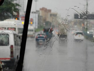 সকাল থেকেই তুমুল বৃষ্টি !