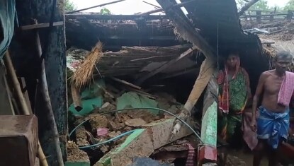 হুড়মুড়িয়ে ভেঙে পড়লো বাড়ি, অল্পের জন্য রক্ষা পেলেন বাসিন্দারা