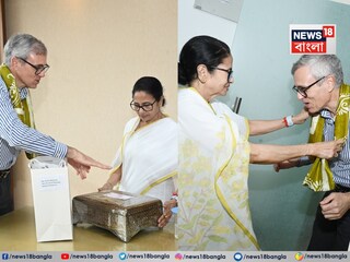 কলকাতায় ওমর-মমতা সাক্ষাত্‍! ‘দিদিকে’ কাশ্মীরে আমন্ত্রণ ওমরের, পহেলগাঁও প্রসঙ্গে কেন্দ্রকে খোঁচা মমতার