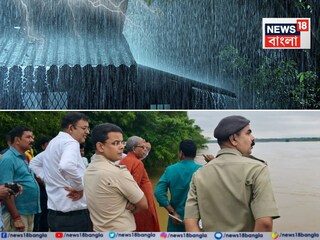 টানা বৃষ্টিতে বিপর্যস্ত এলাকা...