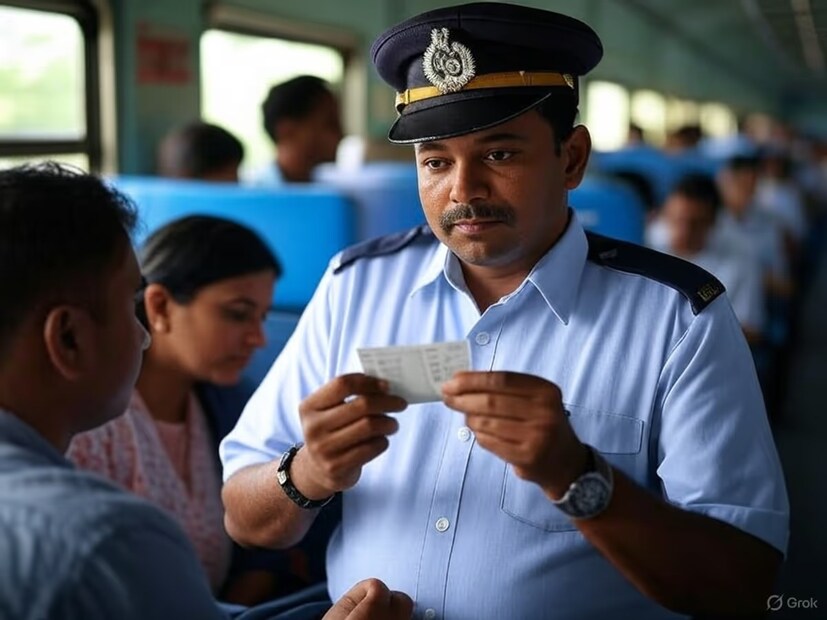 আমরা জানি ট্রেনের যাত্রা বিনা টিকিটের যাত্রীদের ধরপাকড়ের জন্য স্টেশনে ও ট্রেনের কামরায় থাকেন টিকিট পরীক্ষকেরা। টিটি ও টিটিই এই দুই পদাধিকারী আধিকারিকরা দায়িত্বে থাকেন। বিনা টিকিটে বা ভুল টিকিটে কোনও যাত্রী ট্রেনে ভ্রমণ করলে তাঁদের বিরুদ্ধে উপযুক্ত ব্যবস্থা নিয়ে রেলের আইন মোতাবেক তাঁদের কাছ থেকে জরিমানা আদায় করেন তাঁরা। AI Generated Representative Image