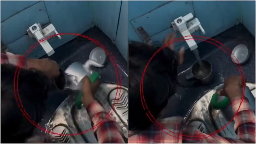 ভাইরাল ওই ভিডিওতে একটি সতর্কতাও দেওয়া হয়েছে যে আপনি যদি ট্রেনে চা পান করতে পছন্দ করেন, তাহলে এই ভিডিওটি আপনার জন্য। দেখতেই সাড়া পরে যায় সোশ্যাল মিডিয়ায়। 