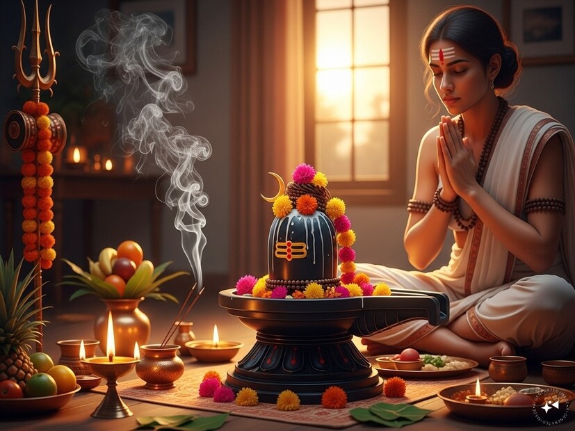 সারা দিন পর সন্ধ্যায় সাত্ত্বিক আহার গ্রহণ করে উপবাস ভঙ্গ করুন ব্রতীরা৷ সে সময় আরও একবার এভাবেই অভিষেক করুন শিবলিঙ্গের৷ ধূপ দীপ সহযোগে তাঁর আরতি করুন৷ সন্ধ্যায় নিবেদন করুন ঘিয়ের প্রদীপ৷ 