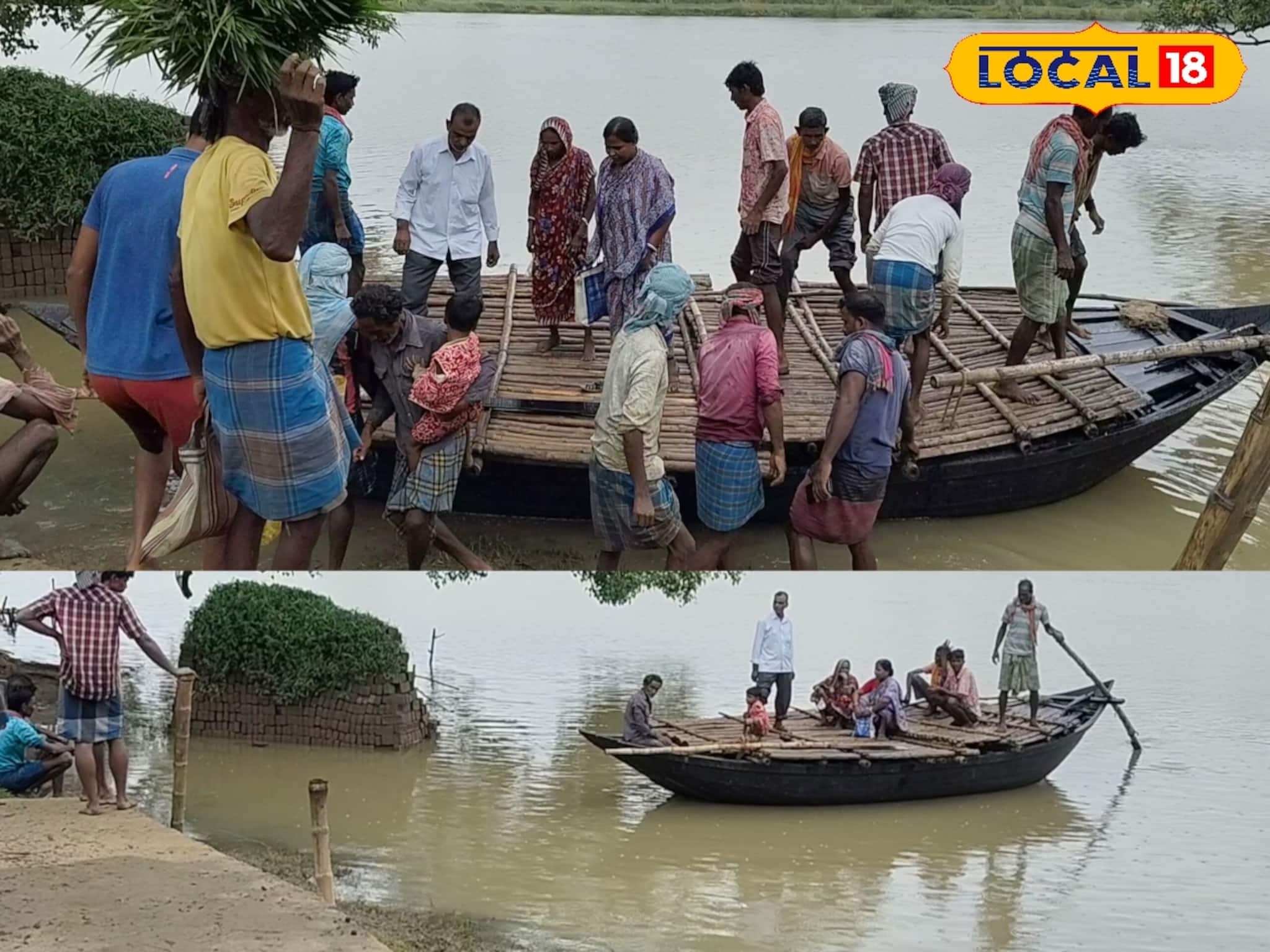 রয়েছে বাড়ি-ঘর, বসবাস ৪০০ পরিবারের...! শুধু নেই গ্রামে ঢোকার রাস্তা, ভরসা কেবল নৌকা