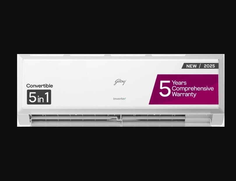 Flipkart সেলে Godrej 2025 মডেল 5-ইন-1-কনভার্টেবল কুলিং 1.4 টন 3 স্টার স্প্লিট ইনভার্টার এসি ৩১% ছাড়ে পাওয়া যাচ্ছে। এই এসিটি ৪৩৯০০ টাকার পরিবর্তে ২৯৯৯০ টাকায় কেনা যাবে। এক্সচেঞ্জ অফারে, এই এসিটি আলাদাভাবে ৫১০০ টাকা ছাড়ে বাড়িতে আনা যাবে। এর সঙ্গে, এতে বিভিন্ন ধরণের ব্যাঙ্ক অফার পাওয়া যাবে।