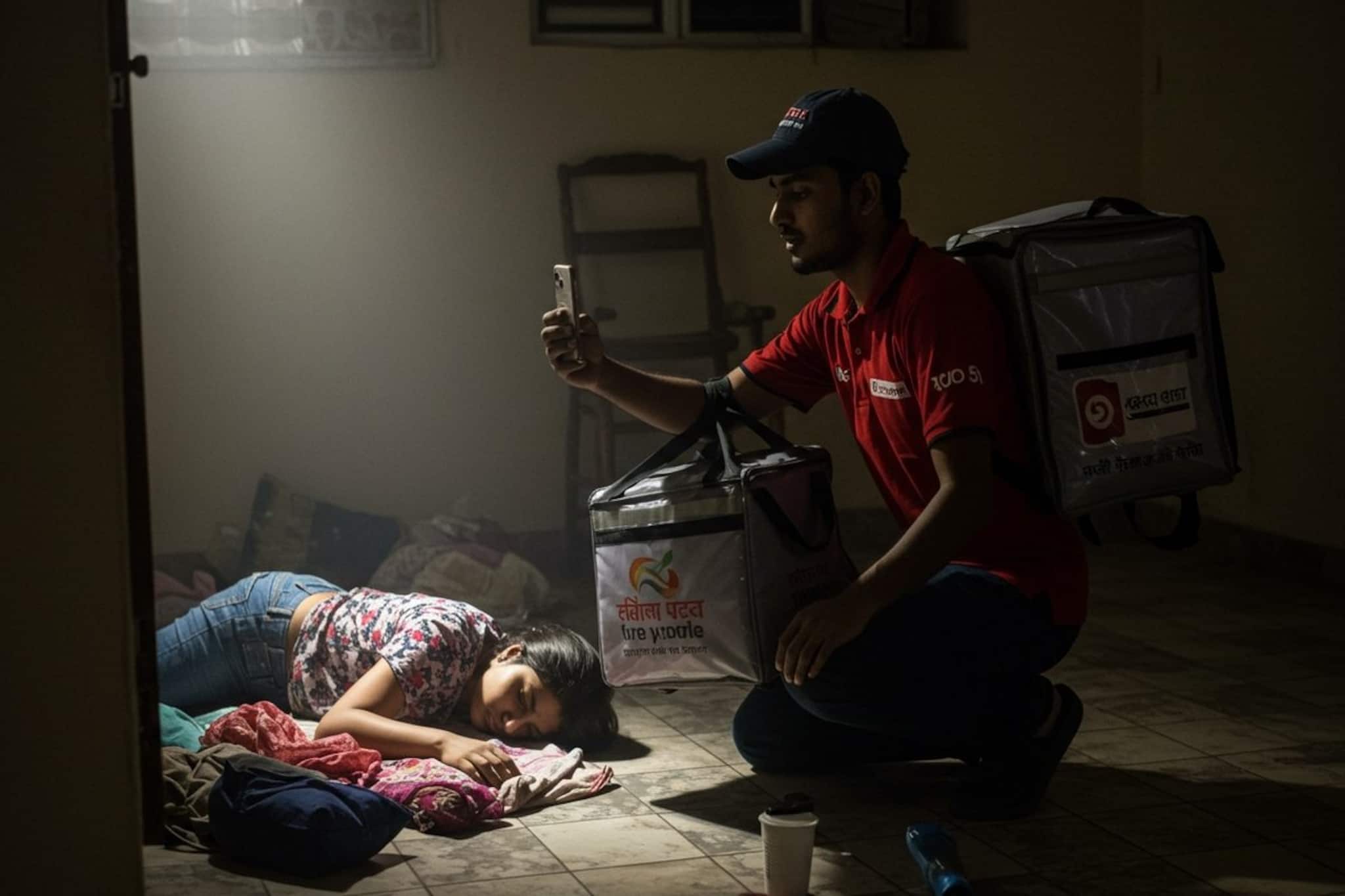 ফ্ল্যাটের মেঝেতে পড়ে মহিলা..সেলফি তুলল ডেলিভারি বয়, লিখল ‘আবার আসব’! পুণেতে হাড়হিম ঘটনা