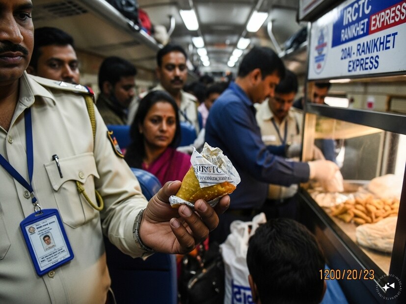 IRCTC-এর তরফে কী পদক্ষেপ নেওয়া হল?21 জুলাই থেকে শুরু হয় মাঠ পর্যায়ে অভিযান। প্রথম দিনেই আজমের স্টেশনে হাজির হন IRCTC আধিকারিকেরা। রানিখেত এক্সপ্রেস (15013), আরাবল্লী এক্সপ্রেস (14702), উদয়পুর এক্সপ্রেস (19610) সহ একাধিক ট্রেনে চলে তল্লাশি। একইভাবে, জয়পুরে আলা হজরত এক্সপ্রেস (14311), বারোমার-গুয়াহাটি এক্সপ্রেস (15631) এবং আরও বেশ কিছু ট্রেনে মেলে অননুমোদিত খাদ্যসামগ্রী।
