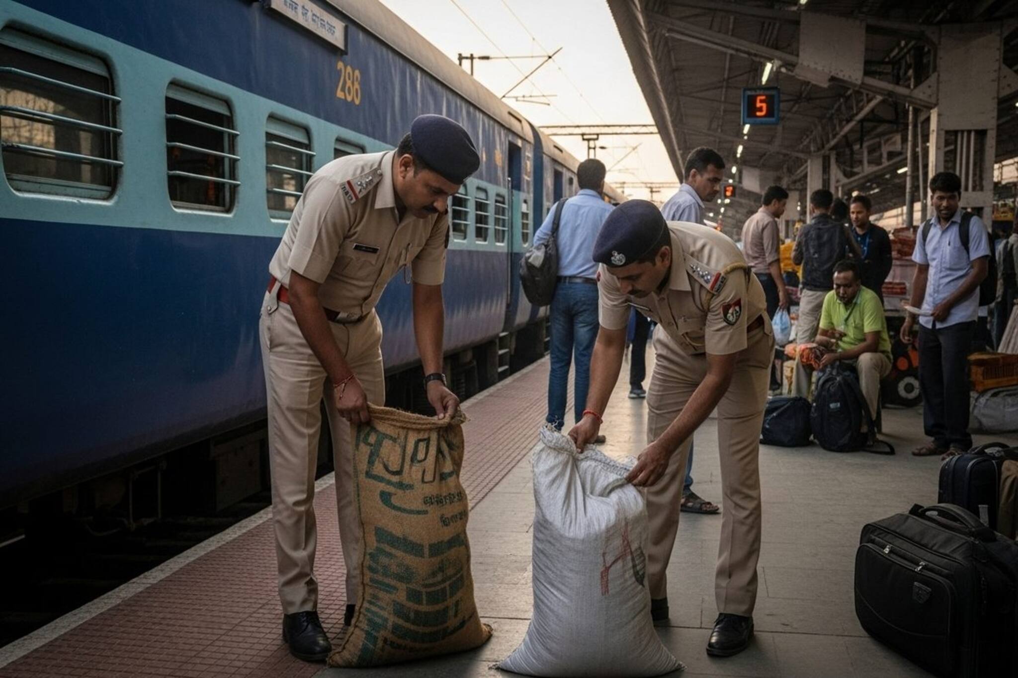 দিনহাটা স্টেশনে থামল উত্তরবঙ্গ এক্সপ্রেস, নামল বস্তা বস্তা ওষুধ! ভিতরে কী? ধরে ফেলল আরপিএফ