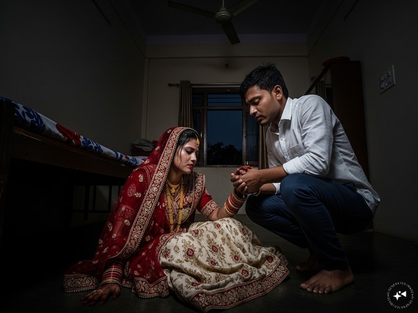 রামপুরে এক যুবকের বিয়ে হয়। বিয়ের পর বউ ঘরে আসে, সাদর অভ্যর্থনাও হয়। কিন্তু সেসময় প্রচণ্ড গরম আর আর্দ্রতা ছিল। রাতে বর-কনে ঘরে গেলে নববধূ হঠাৎ মাথা ঘুরে পড়ে যান।