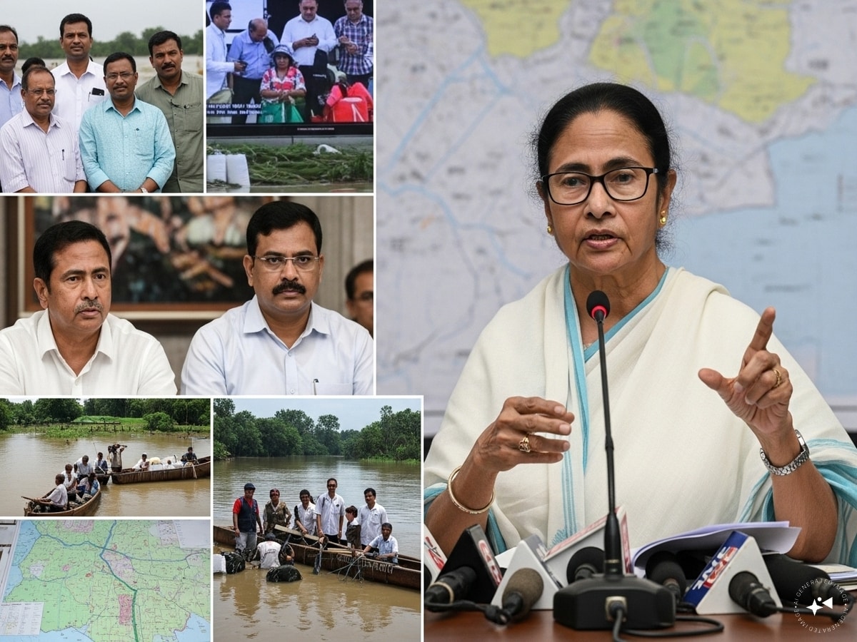 ঘাটাল মাস্টারপ্ল্যান শেষ হবে কবে? জানিয়ে দিলেন মমতা! রাজ্যে বন্যা পরিস্থিতির মধ্যে তাঁর একগুচ্ছ নির্দেশ!