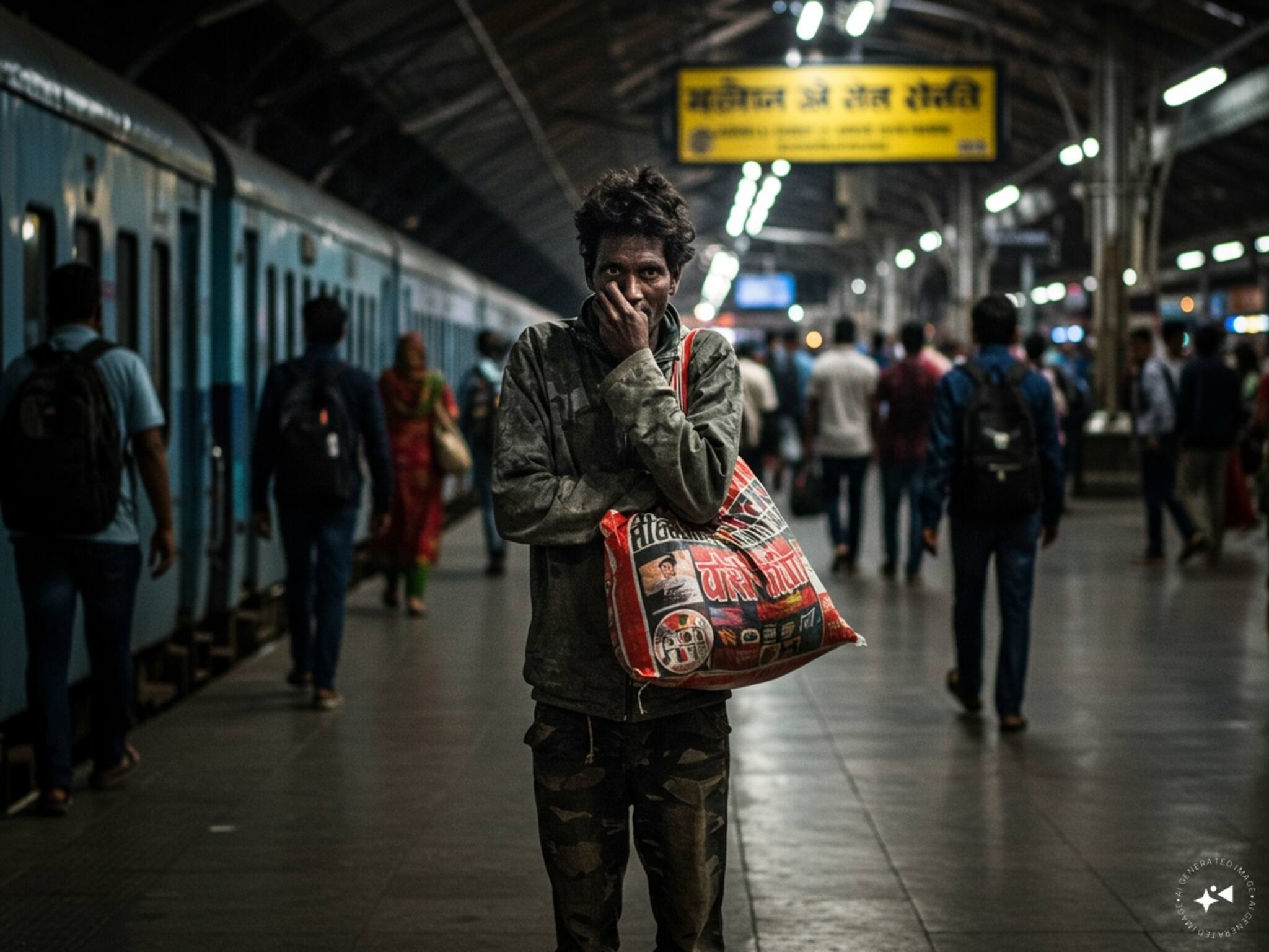 ময়লা জামা, ধুলো মাখা চেহারা কিন্তু হাতের ব্যাগটা এমন কেন...? GRP জিজ্ঞাসা করতেই লোকটি বলল, 'স্যার আমার তো...!'