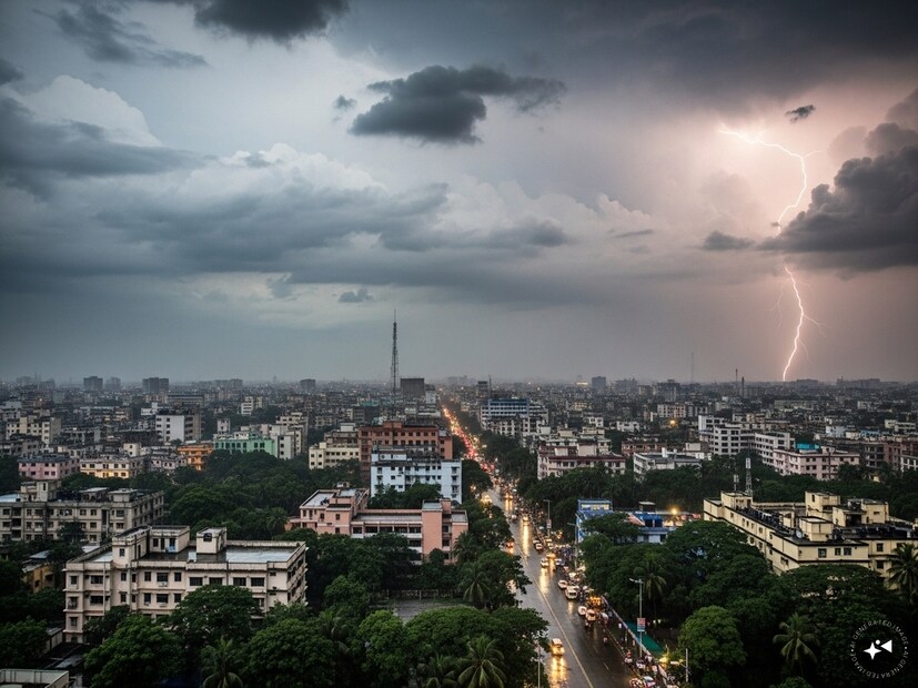 কলকাতার আকাশ আজ মূলত মেঘলা থাকবে, কোথাও কোথাও আংশিক মেঘলা থাকার সম্ভাবনাও রয়েছে। বিক্ষিপ্তভাবে দু-এক পশলা হালকা বৃষ্টি এবং বজ্রবিদ্যুৎ সহ বৃষ্টির সম্ভাবনা রয়েছে। বাতাসে জলীয় বাষ্পের পরিমাণ বেশি থাকায় আর্দ্রতাজনিত অস্বস্তি থাকবে শহরজুড়ে। রোদ উঠলে অস্বস্তি আরও বাড়তে পারে।