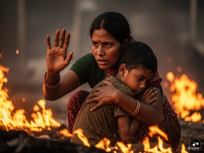 অর্থাৎ, নিজের শরীর দিয়ে সন্তানকে বাঁচালেন মনীষা। আগুনের মধ্যে নিজের শরীর দিয়ে ছেলেকে আগলে বাঁচিয়েছেন একবার, এরপর নিজের ত্বক দিয়ে দ্বিতীয়বার বাঁচিয়েছেন ছেলের জীবন। একেই বলে মা।