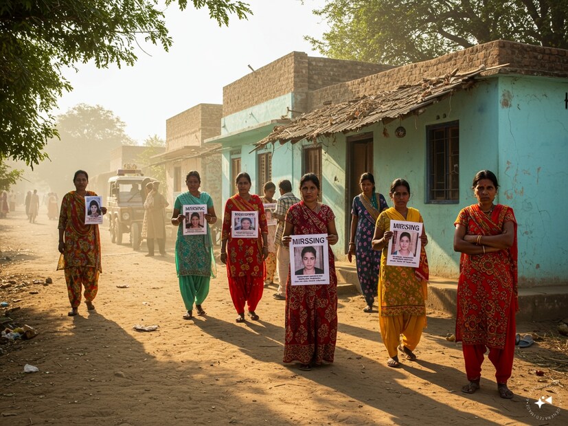 জানা যায়, ঘটনাটি বিহারের ববুবাড়ি থানা এলাকার একটি গ্রামের। গ্রাম থেকে আচমকাই নিখোঁজ হয়ে যান ৪ বন্ধু। এদের মধ্যে ৩ জন নাবালিকা ও একজন প্রাপ্তবয়স্ক। ঘটনায় গোটা গ্রামে আলোড়ন ছড়ায়, অভিযোগ দায়ের হয় থানায়। পরিবারের দাবি, চারজন মেয়ে এক কিলোমিটার দূরের আরেকটি গ্রামে কাজে গিয়েছিল। খোঁজাখুঁজির সময় জানা যায়, ওই থানার অন্তর্গত নবনগর গ্রামের চারজন যুবক মেয়েদের নিয়ে পালিয়েছে।Representative Image Image Generated By AI