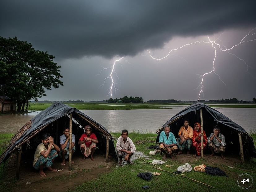 কলকাতা: গত বৃহস্পতিবার রাজ্যে এক দিনে বাজ পড়ে ১৭ জনের মৃত্যু হয়েছে৷ একদিনে এতজনের বজ্রাহত হয়ে মৃত্যুর ঘটনায় চিন্তায় আবহবিদেরা৷ প্রশ্ন উঠছে, আগাম সতর্কতা হিসাবে দামিনী অ্যাপ চালু করা হলেও, তার কার্যকারিতা কি আদৌ রয়েছে? Generated image