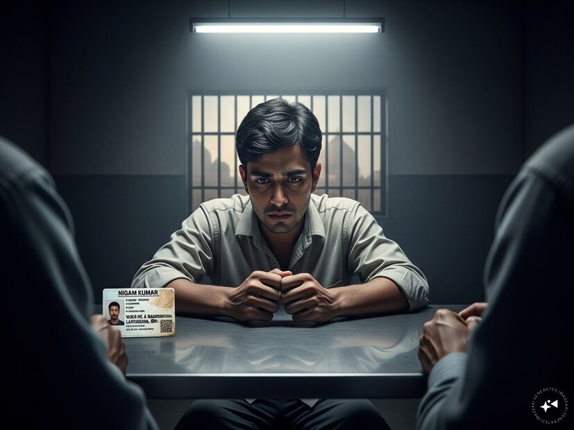 জিজ্ঞাসাবাদের সময় সে নিজেকে নিগম কুমার, বাসিন্দা ওয়ার্ড নম্বর ৪, রমেন্দ্রপুরা, লখিসরাই, বিহার বলে পরিচয় দেয়।জানা গিয়েছে, অভিযুক্ত বিএসসি পড়াশোনা শেষ করেছে এবং কিছু বন্ধুর সঙ্গে দিল্লি গিয়েছিল।
