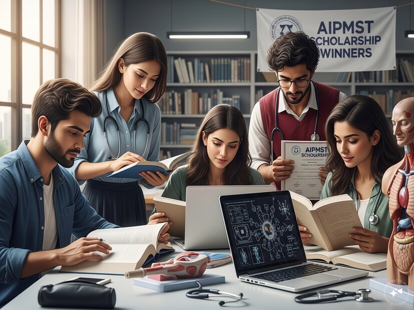 ২. AIPMST (Secondary) স্কলারশিপ পরীক্ষাএই স্কলারশিপটি মূলত MBBS, BDS, BHMS, BAMS এবং BUMS কোর্সে ভর্তিচ্ছু ছাত্রছাত্রীদের জন্য নেওয়া হয়। এটি একটি অল ইন্ডিয়া লেভেলের স্কলারশিপ পরীক্ষা। টিউশন ফিতে ১০০% পর্যন্ত ছাড় পাওয়া যায়। সফল পরীক্ষার্থীদের ল্যাপটপ ও অন্যান্য পুরস্কারও দেওয়া হয়।