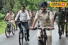 নীলবাতির গাড়ি ছেড়ে সাইকেল...! হলটা কী জেলাশাসক, পুলিশ সুপারের, সাতসকালেই চমকে গেল ঝাড়গ্রাম