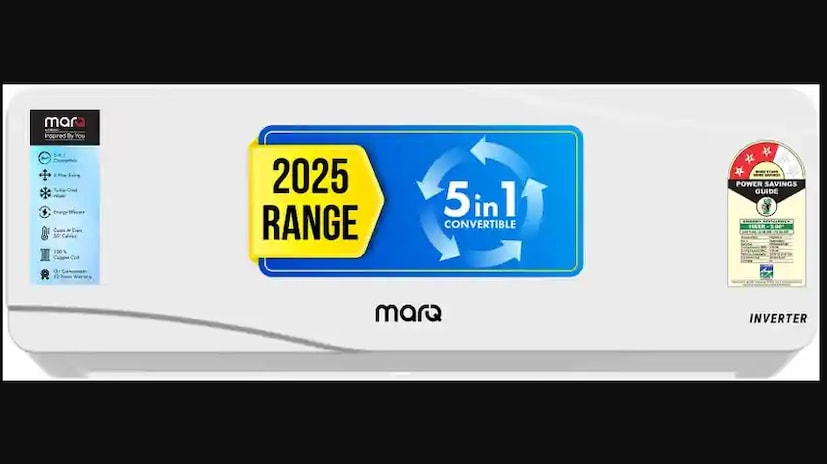 Flipkart-এর MarQ 2025 1Ton 3 Star Split Inverter 5-in-1 Convertible with Turbo Cool Technology AC – White ৫১% ছাড়ে Flipkart থেকে কেনা যাবে। অফারের পরে, এটি ৪৮,৯৯৯ টাকার পরিবর্তে ২৩,৯৯০ টাকায় পাবেন।এই এসির উপর অনেক ধরণের ব্যাঙ্ক অফারও দেওয়া হচ্ছে। এছাড়াও, যদি আপনার কাছে ভাল অবস্থায় একটি পুরনো AC থাকে, তাহলে আপনি এটি এক্সচেঞ্জ করে ৫,১০০ টাকার অতিরিক্ত ছাড় পেতে পারেন।