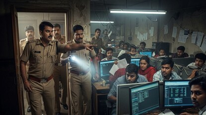 কলকাতা সাইবার থানার নেতৃত্বে যৌথ অভিযান AI Generated Represented Image 