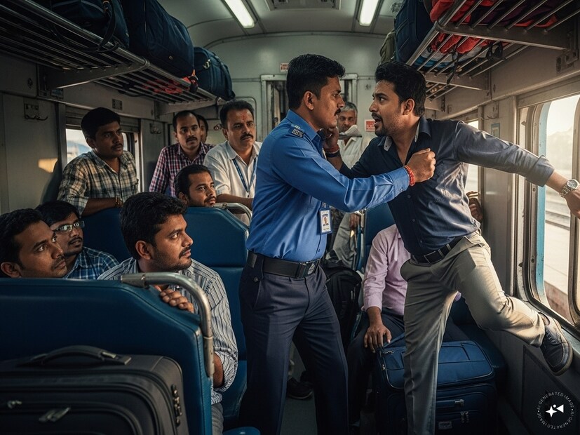 বিষয়টি অবিলম্বে কন্ট্রোল রুমে জানানো হয়, এরপর রামগঞ্জমন্ডি এবং ভবানীমান্ডিতে আরপিএফ কর্মীরা ট্রেনে পৌঁছন। তবে, আরপিএফ প্রথমে কারও বিরুদ্ধে ব্যবস্থা নেওয়া প্রয়োজন মনে করেনি। পরে শামগড়ে জিআরপিকে জানানো হয় বিষয়টি। AI Generated Representative Image