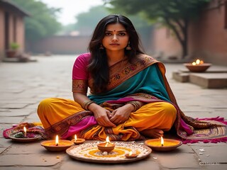 স্বামীকে খুঁজে পাচ্ছেন না স্ত্রী, স্বামীর বাড়ির সামনেই ধরনায়- Photo- Representative (Meta AI)