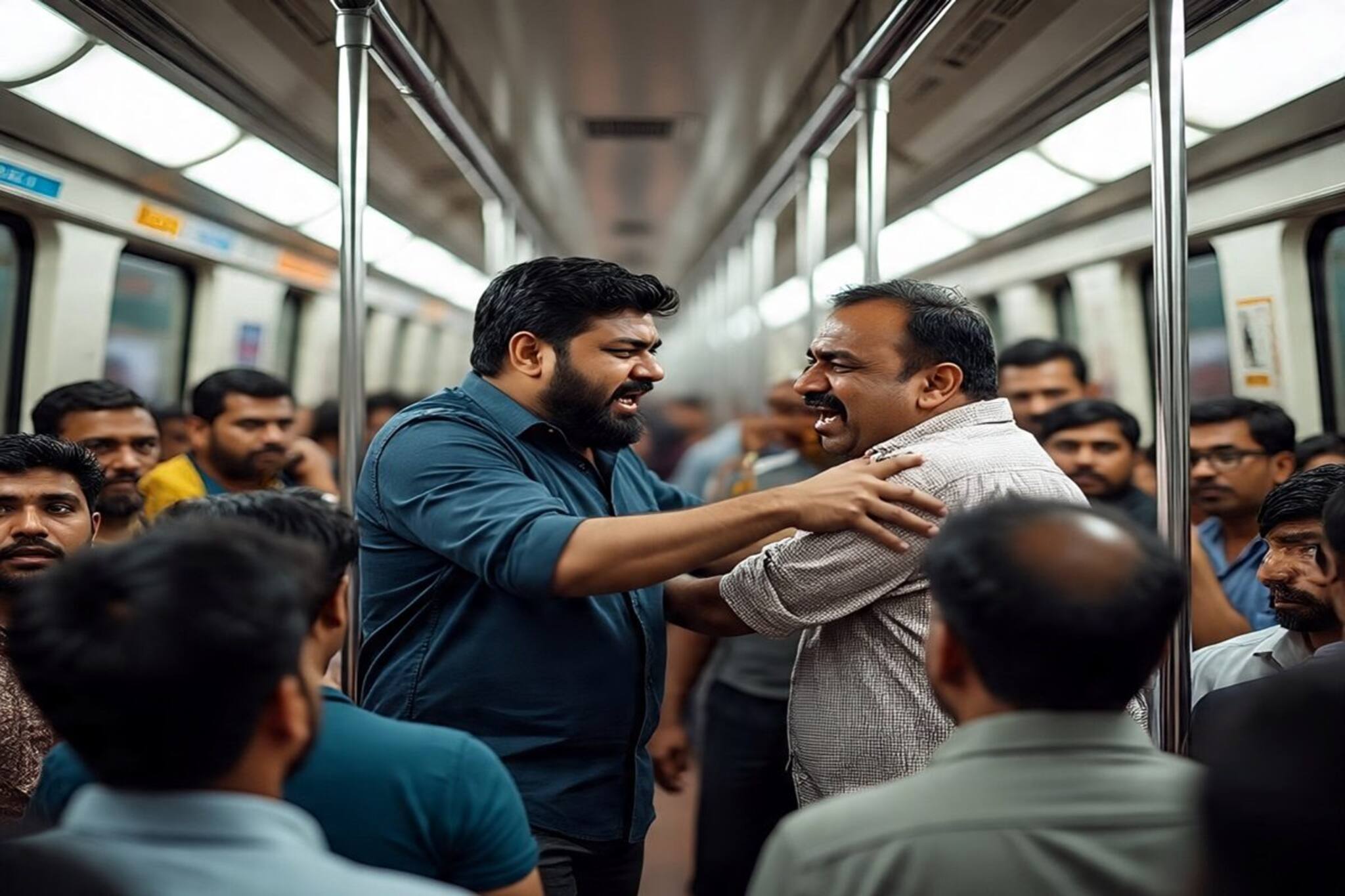 ‘হাত থাকতে মুখে কেন'- ২দল যাত্রীদের মধ্যে চরম গণ্ডগোল,রণক্ষেত্র ডাউন ক্যানিং শিয়ালদহ লোকাল