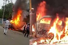 ভয়ঙ্কর দুর্ঘটনা সল্টলেকে, রণক্ষেত্র এলাকা, পুলিশকে লক্ষ্য করে পাথর