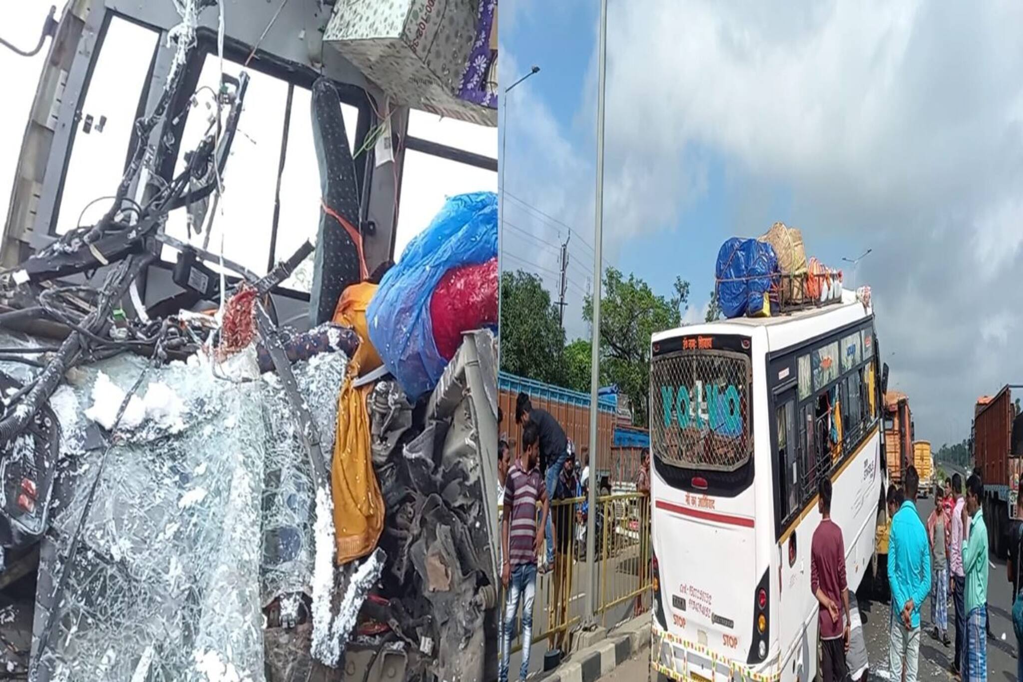 স্বাধীনতা দিবসের সকালে বর্ধমানে ভয়ঙ্কর বাস দুর্ঘটনা!জাতীয় সড়কে র*ক্তের বন্যা, আহত-মৃত বহু