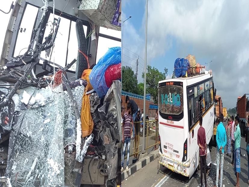 সেই সময় দুর্ঘটনার অভিঘাত এত বেশি ছিল যে ধাক্কার পরে গাড়িটির একাংশ আটকে যায় ট্রাকের পিছনে। সেই অবস্থাতেই ট্রাকটি বেশ কিছু এগিয়ে যায়, তার পরে আগুন ধরে যায়। Representative Image