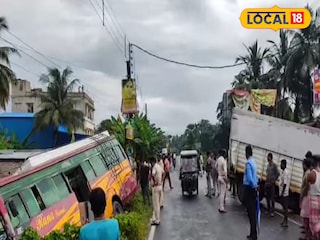 চন্ডীপুর নন্দীগ্রাম রাজ্য সড়কে দুর্ঘটনা 