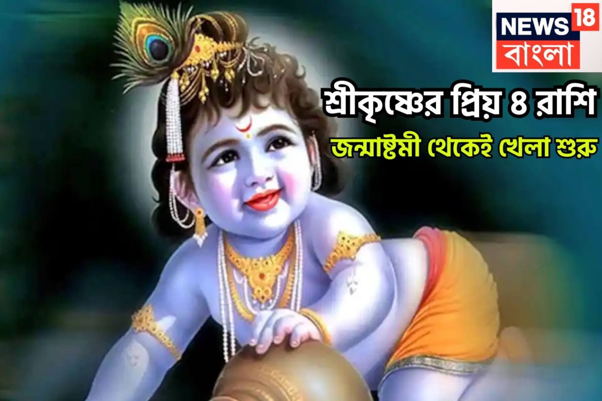 জন্মাষ্টমী থেকেই ফিরছে কপাল! ৪ রাশির দুঃখে ঢাল শ্রীকৃষ্ণ, সব সমস্যায় আগলে রাখেন