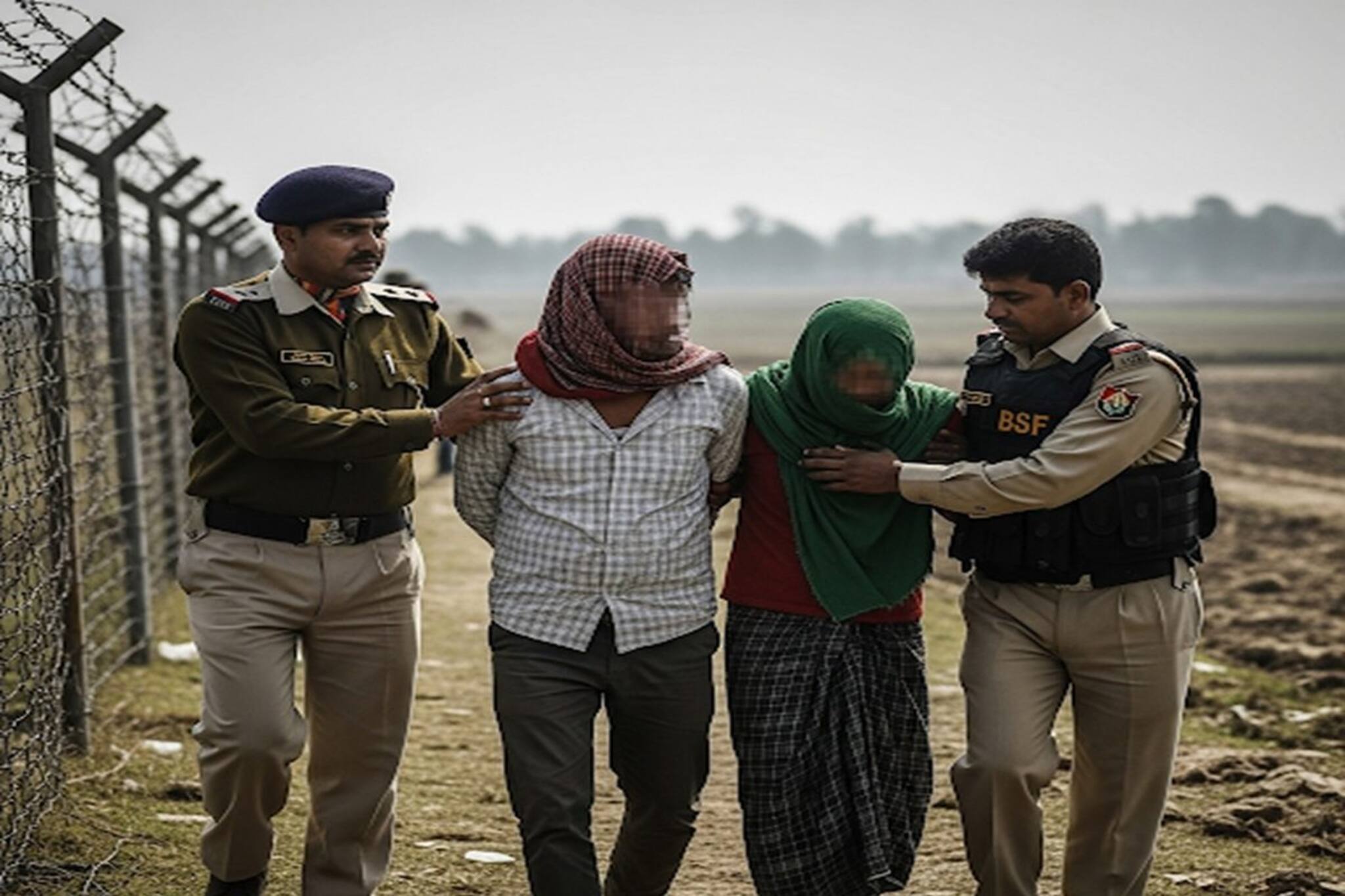 নদী পেরিয়ে বাংলাদেশের সাতক্ষীরা থেকে সোজা ভারতে! ফের ধরা পড়ল ২ বাংলাদেশি