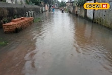 নর্দমা আর বৃষ্টির জল মিশে একাকার, ভাসছে দক্ষিণ শহরতলি