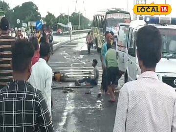 চন্দ্রকোনায় নিয়ন্ত্রণ হারিয়ে উলটে গেল পিকআপ ভ্যান মৃত ১, জখম ৭ 