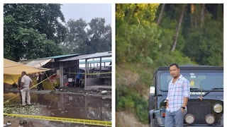 কোচবিহারে এই বাজারেই খুন হন যুব তৃণমূল নেতা অমর রায় (ডানদিকে)৷