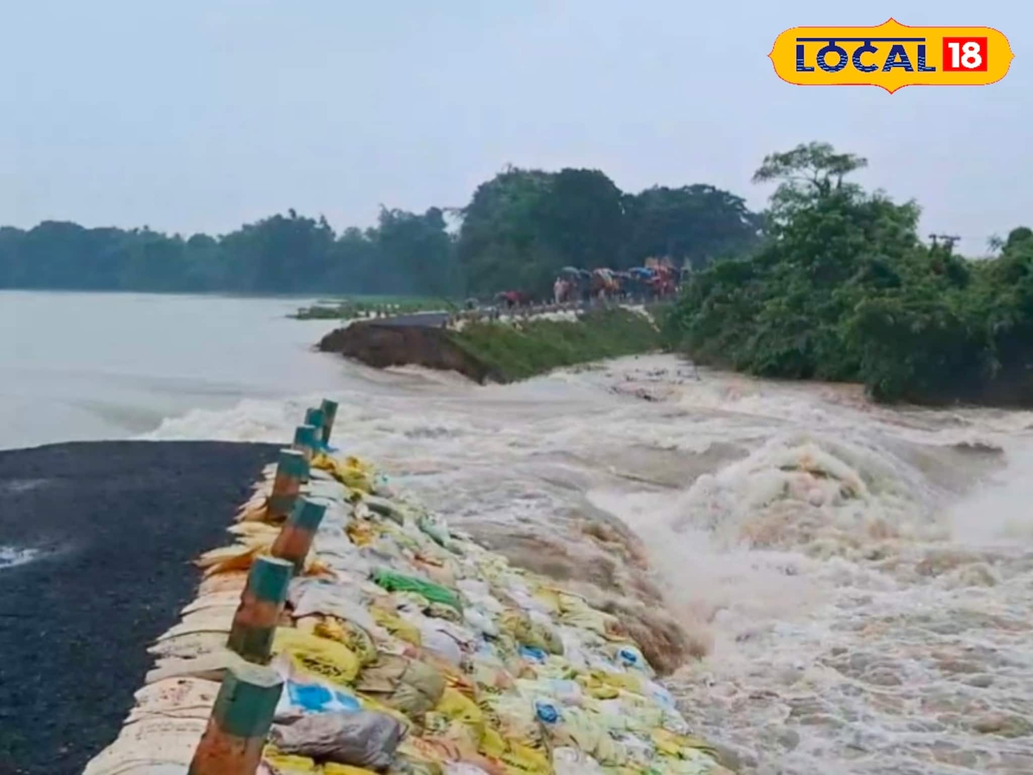 মালদহে ফুঁসছে গঙ্গা-ফুলহার! কোটি টাকার বাঁধ ভেঙে ভুতনিতে হু হু করে ঢুকছে জল