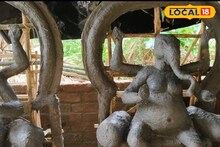 রোদের আশায় হাপিত্যেশ প্রতিমা শিল্পীদের