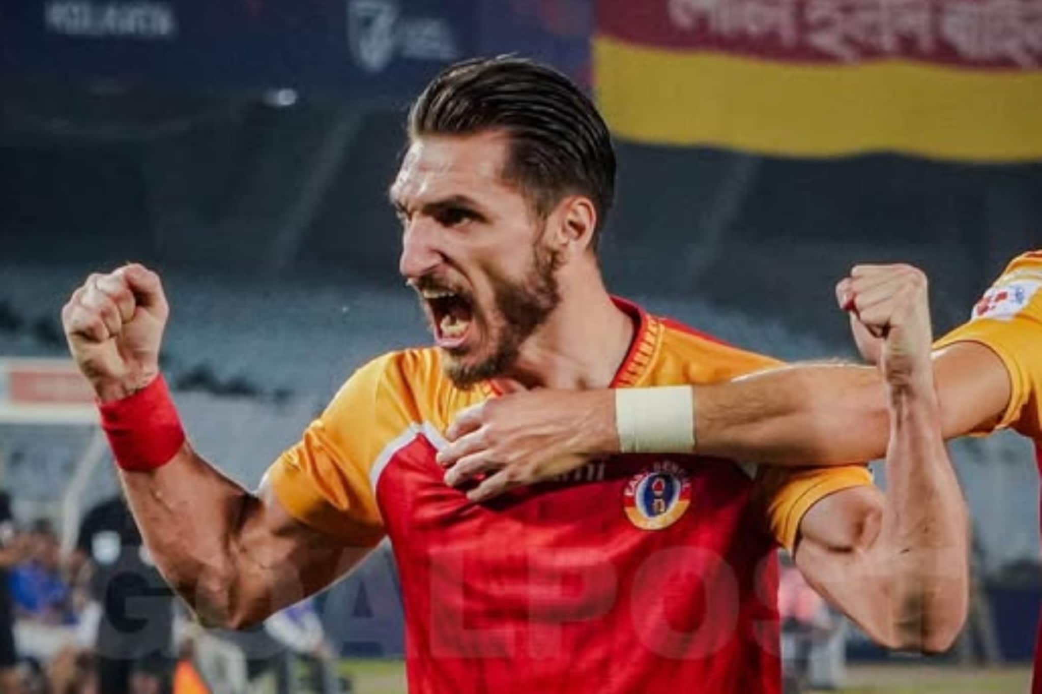 ডুরান্ড ডার্বিতে প্রথম গোল ইস্টবেঙ্গলের, দিয়ামানতাকোসের গোলে প্রথমার্ধে এগিয়ে লাল-হলুদ