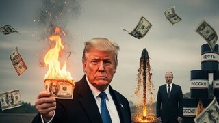 ডোনাল্ড ট্রাম্প ভয় দেখালেন ভেঙে দেবেন রাশিয়ার অর্থনীতি- Photo- AI 