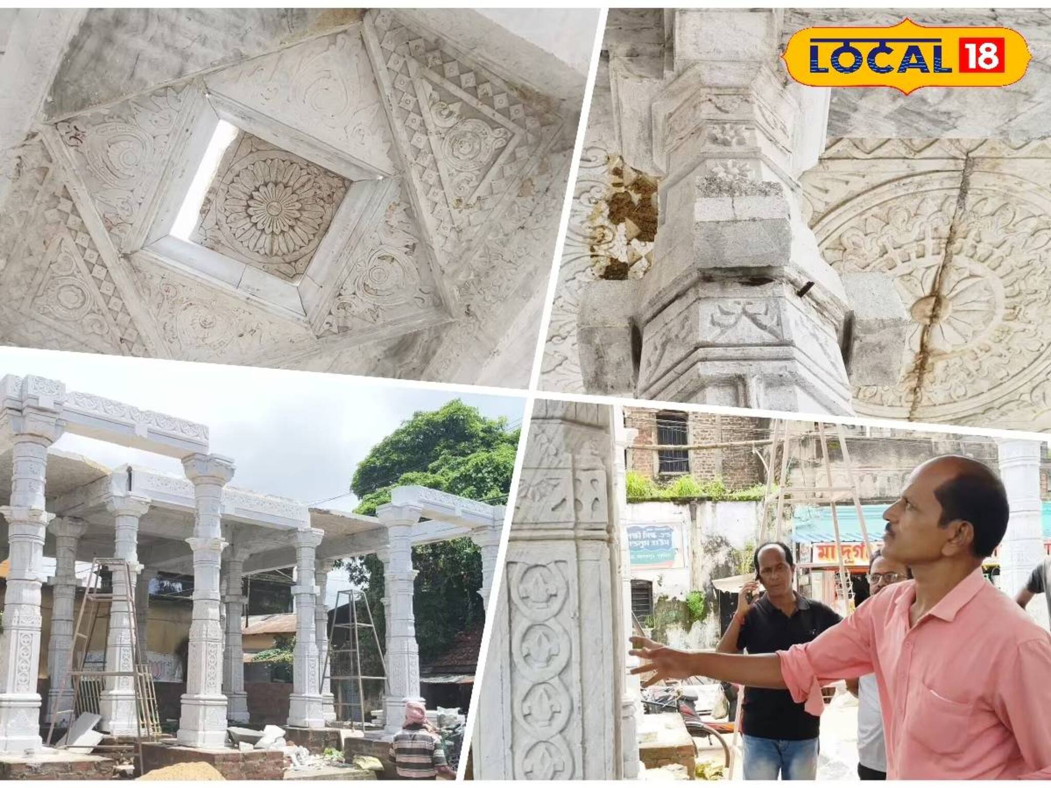 তাজমহলে ব্যবহার হয়েছে! বিখ্যাত মাকরানা পাথর দিয়ে বাংলায় তৈরি হচ্ছে দুর্গা মন্দির
