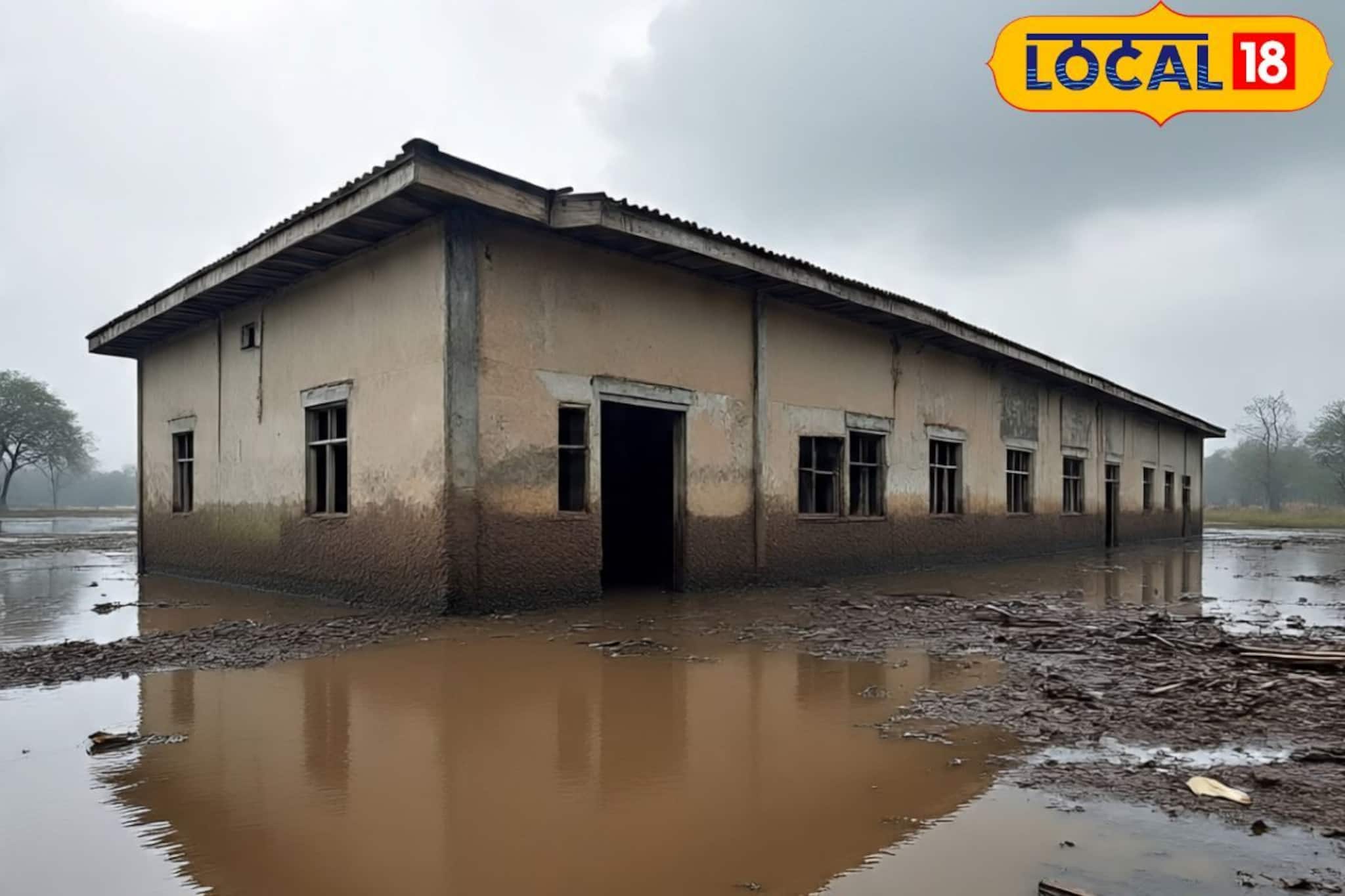 থইথই জলে ডুবে স্কুল চত্বর, যাতায়াতের সমস্যায় পড়ুয়ারা, স্কুলে তালা ঝুলতেই বিরাট ঝামেলা