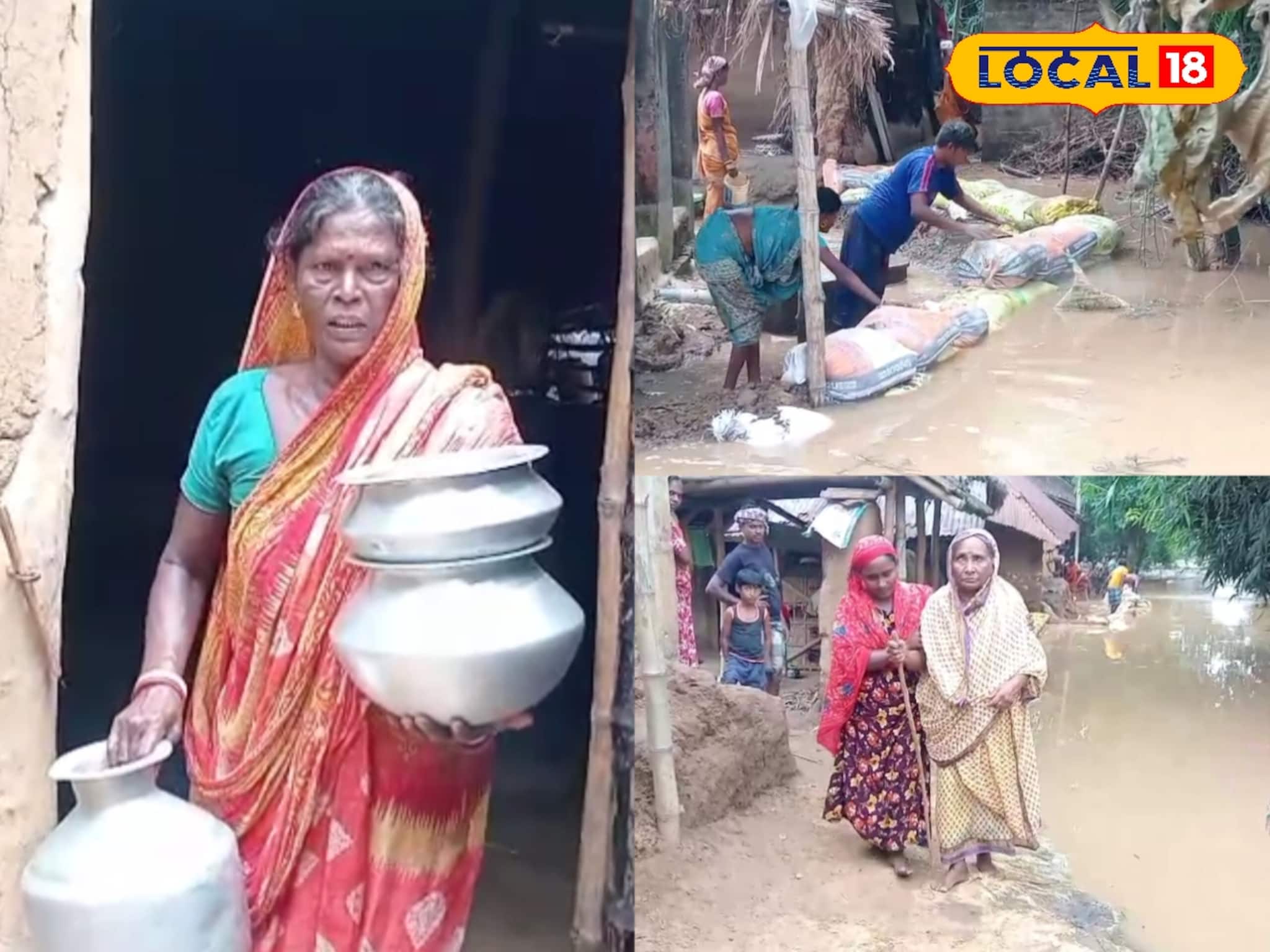 হাঁড়ি, কড়া, গবাদি পশু নিয়ে বাড়ি ছাড়ছেন গ্রামবাসীরা, নবগ্রামে ভোগান্তির শেষ নেই